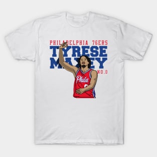 Tyrese Maxey Comic Style T-Shirt